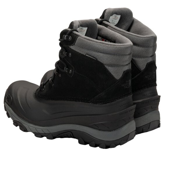 The NORTH FACE Buty Zimowe Męskie CHILKAT IV Tnf Black/dark Shadow Size 8 - Picture 4 of 15